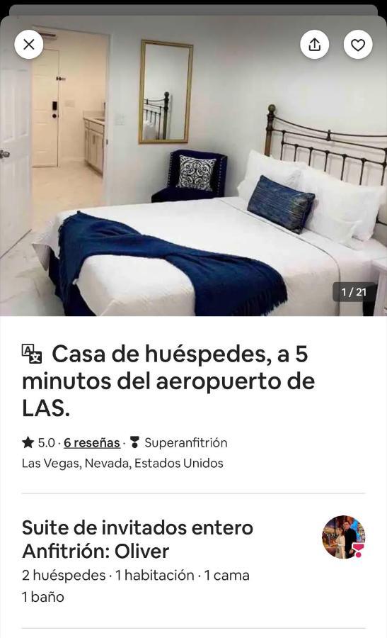 לאס וגאס Guest House , 5 Min Away From Las Airport. מראה חיצוני תמונה